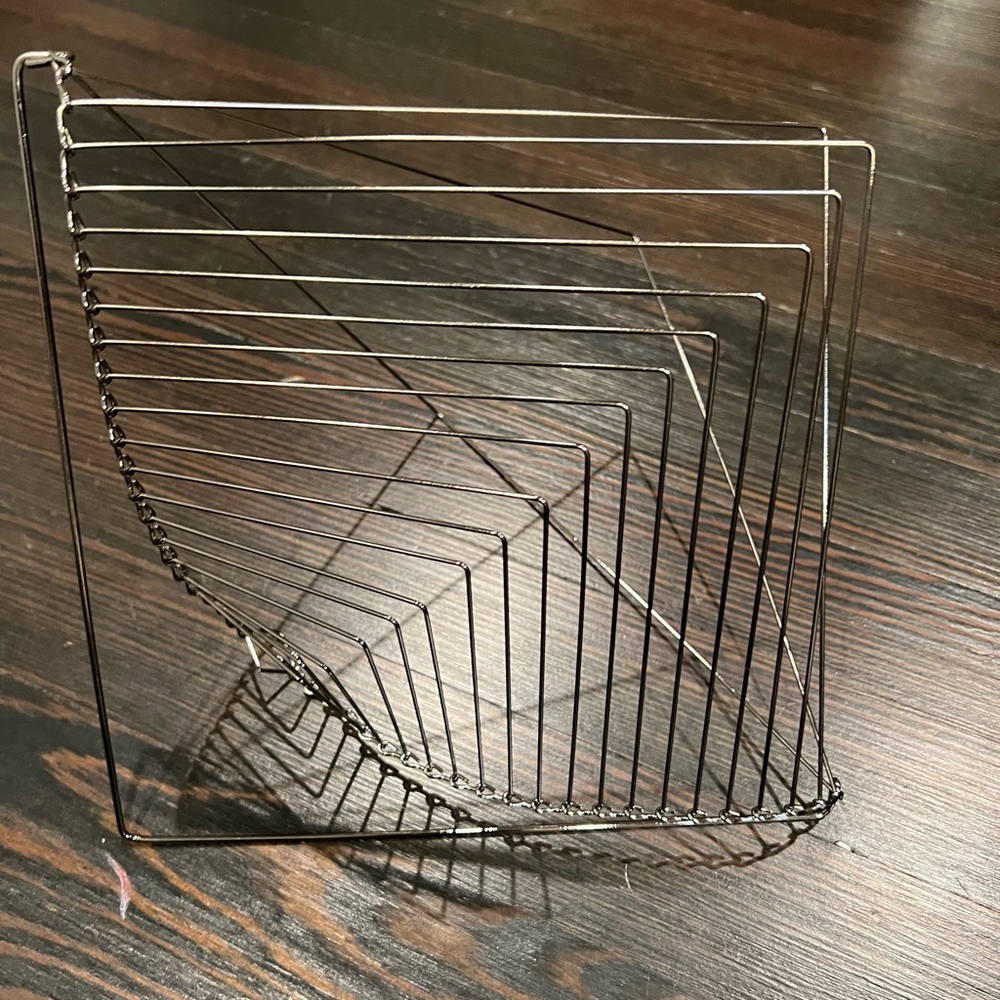 Square Wave Metallic Silver